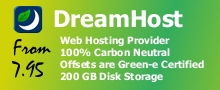 DreamHost - Carbon Neutral Web Host